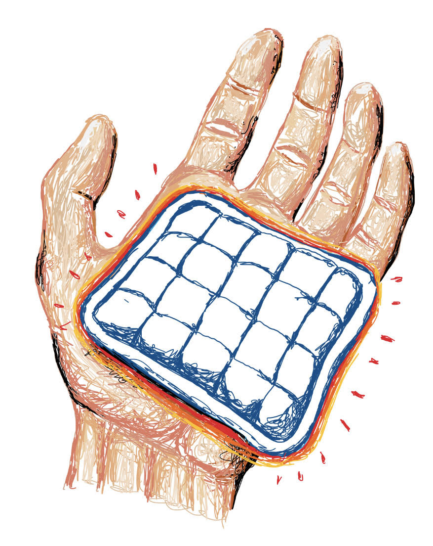Hand with Heatpack